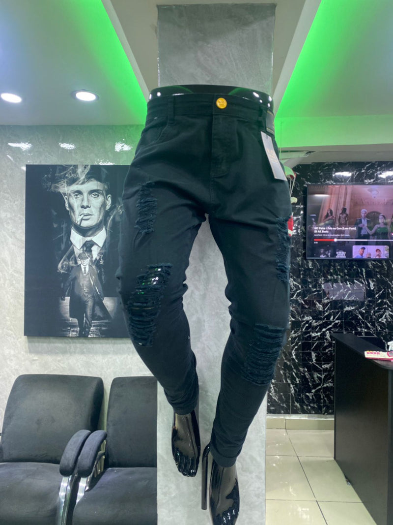 Calça Rasgada Skinny