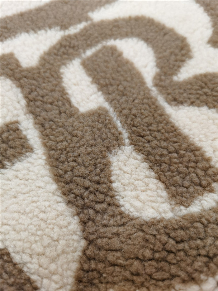 Conjunto Buberry Monogram Fleece Jacquard Hooded