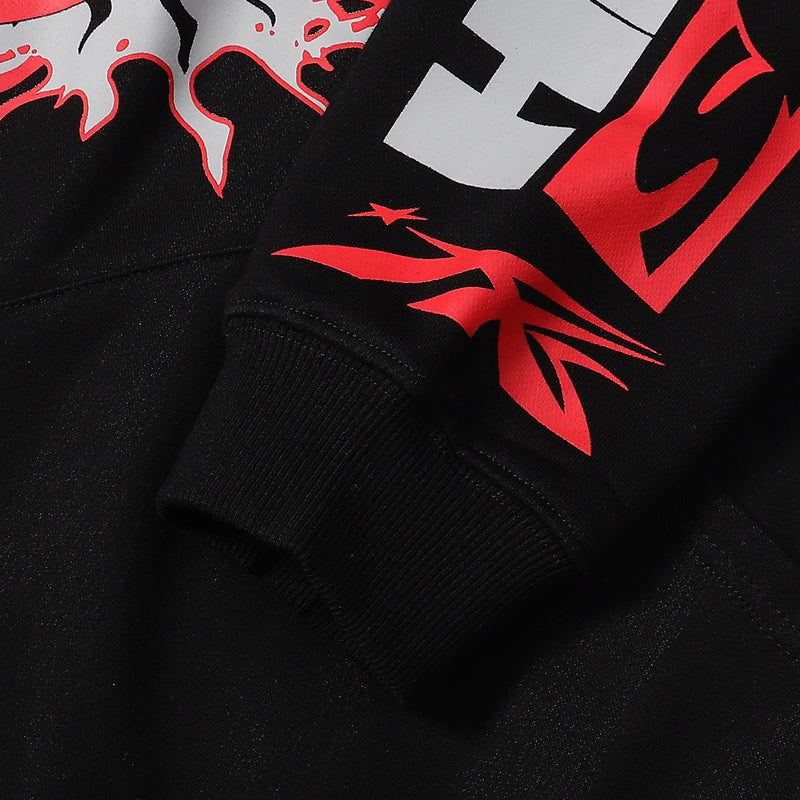 Conjunto Moletom Hellstar Sports Future Flame Black