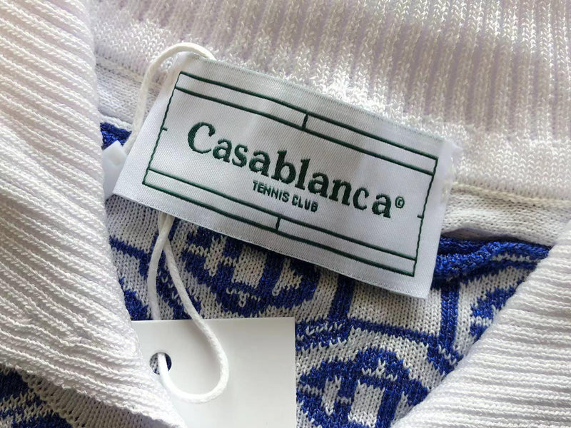 Camisa Polo Jacquard Monogram