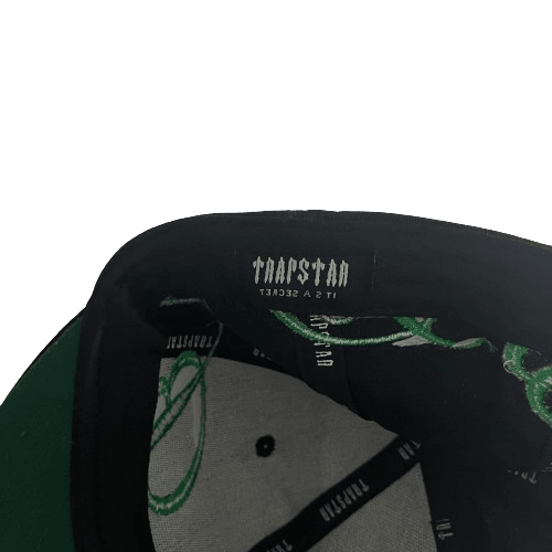Trapstar Script Fitted Cap Black/Green