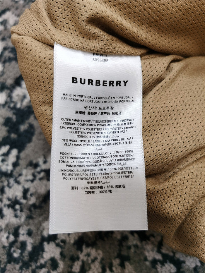 Conjunto Buberry Monogram Fleece Jacquard Hooded