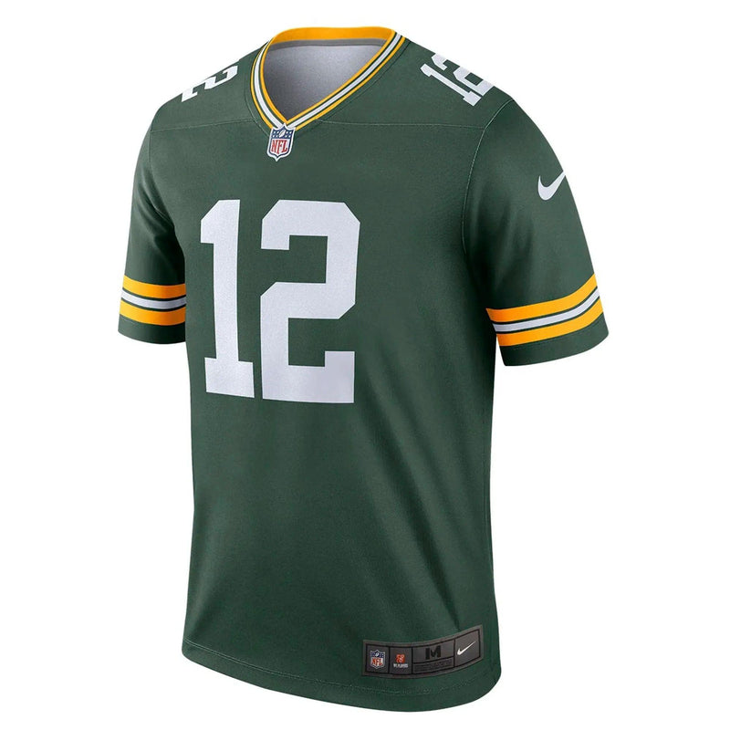Jersey Green Bay Packer On Field 12 Rodgers